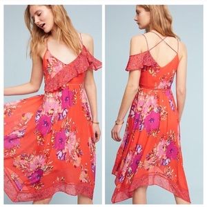 NWOT Grecia Ruffle Dress by Maeve 14 Anthropologie